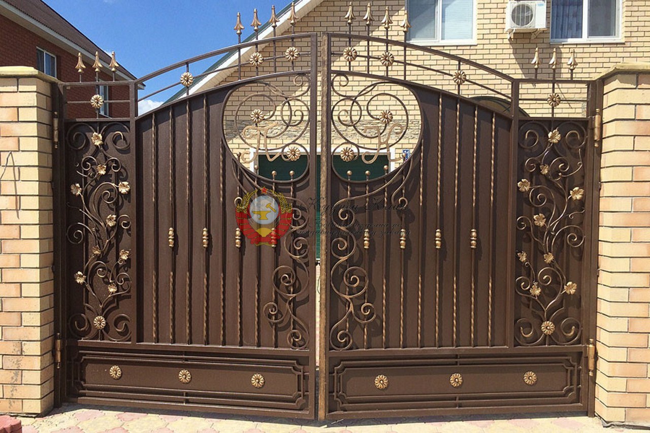 Ворота кованые с автоматикой