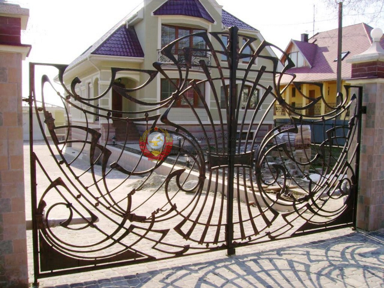 Открытые кованые модерн