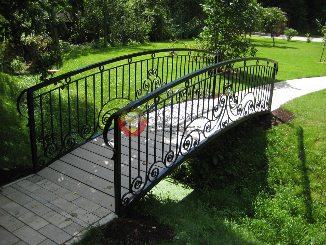 Кованый мостик классика