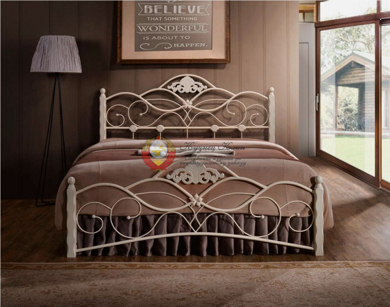 Кованая кровать в английском стиле