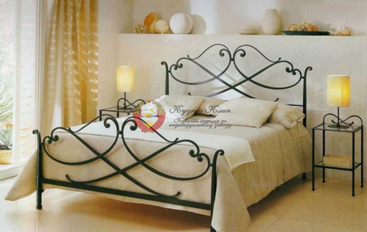 Кованая кровать европейская классика
