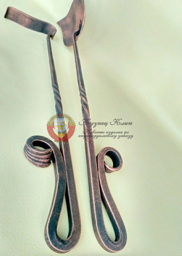 Кованые савок и кочерга