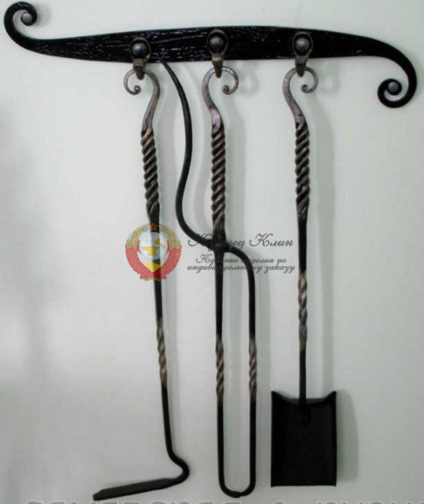 Кованый комплект для бани и печки