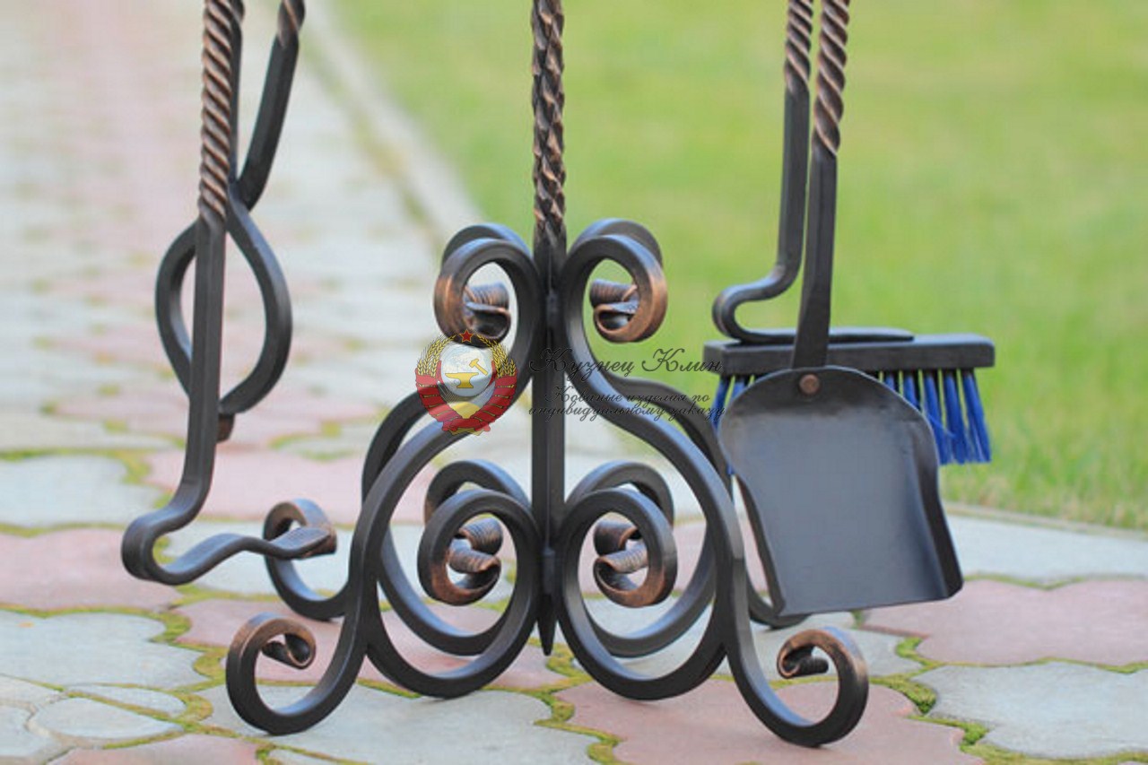 Образец кованого комплекта для бани