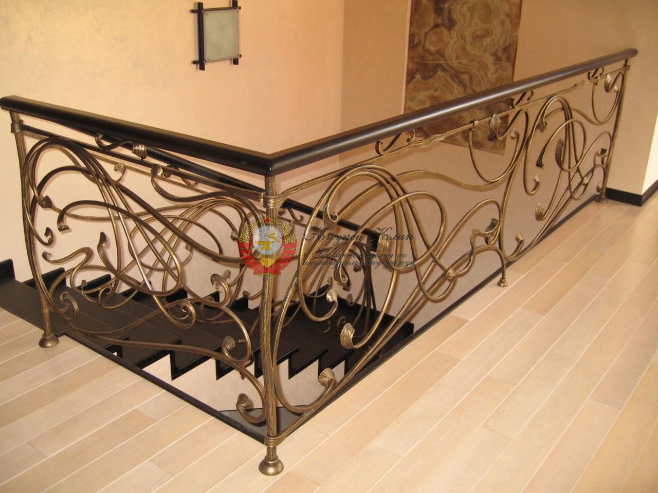 Кованые перила модерн
