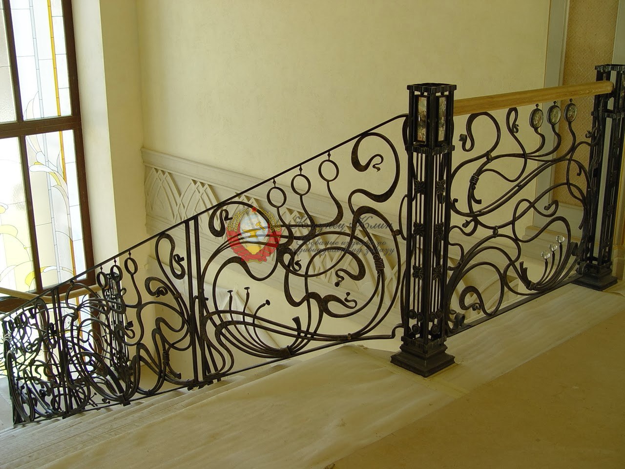 Перила кованые экслюзивный модерн