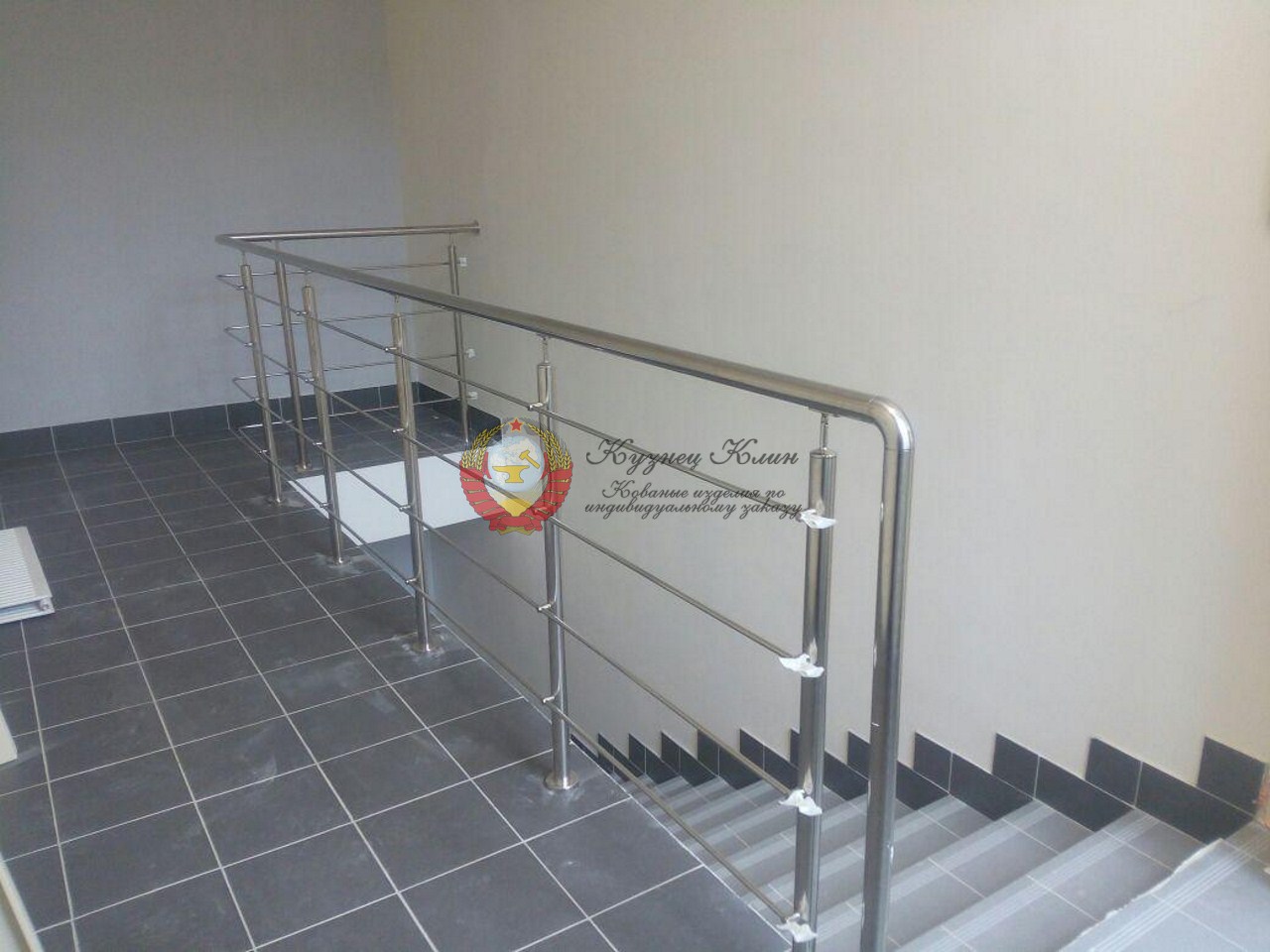 Перила нержавейки классические