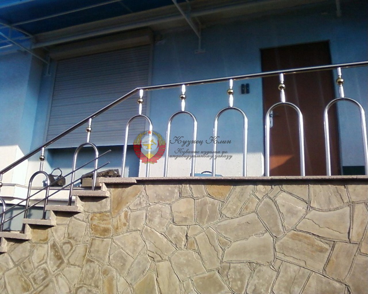 Перила нержавейки уличные