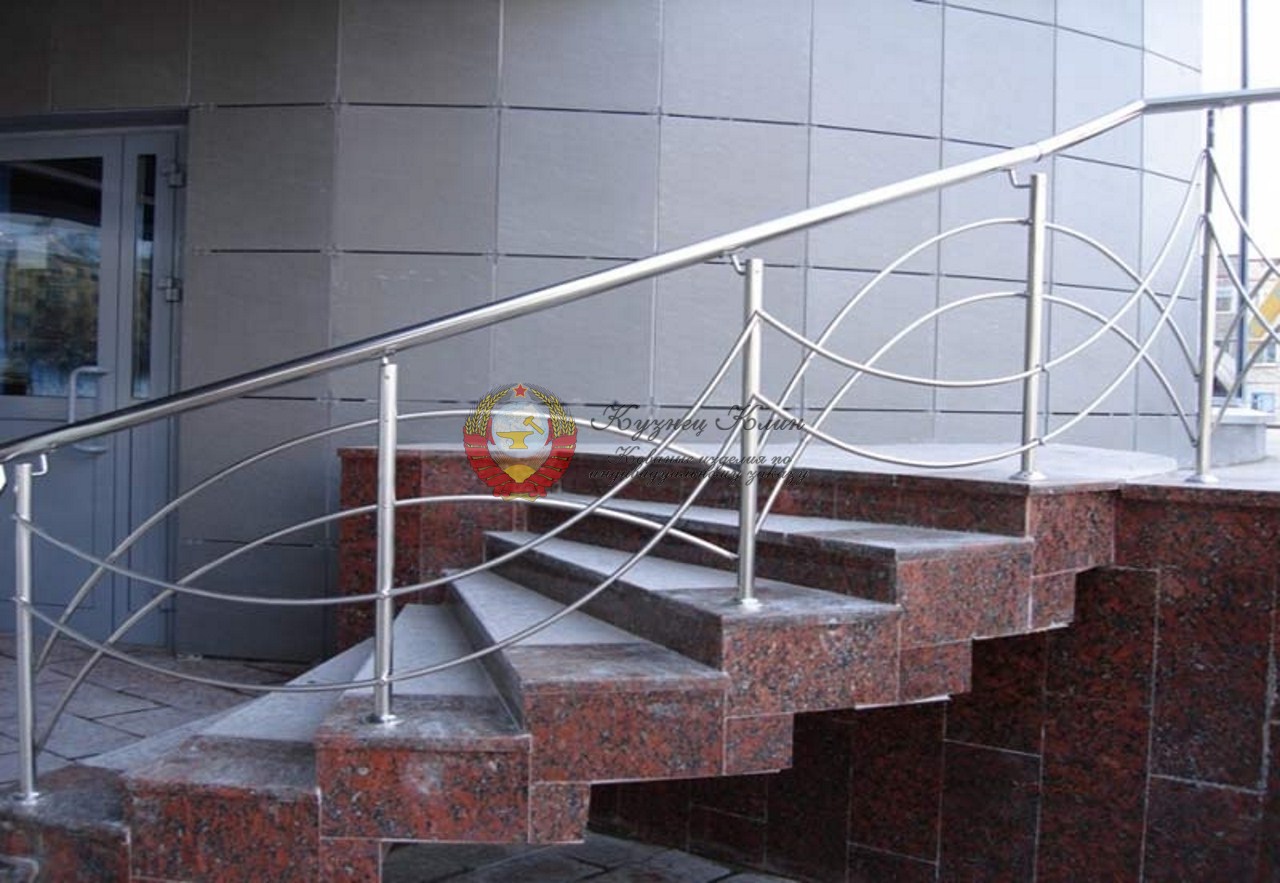 Перила нержавека дизайнерские