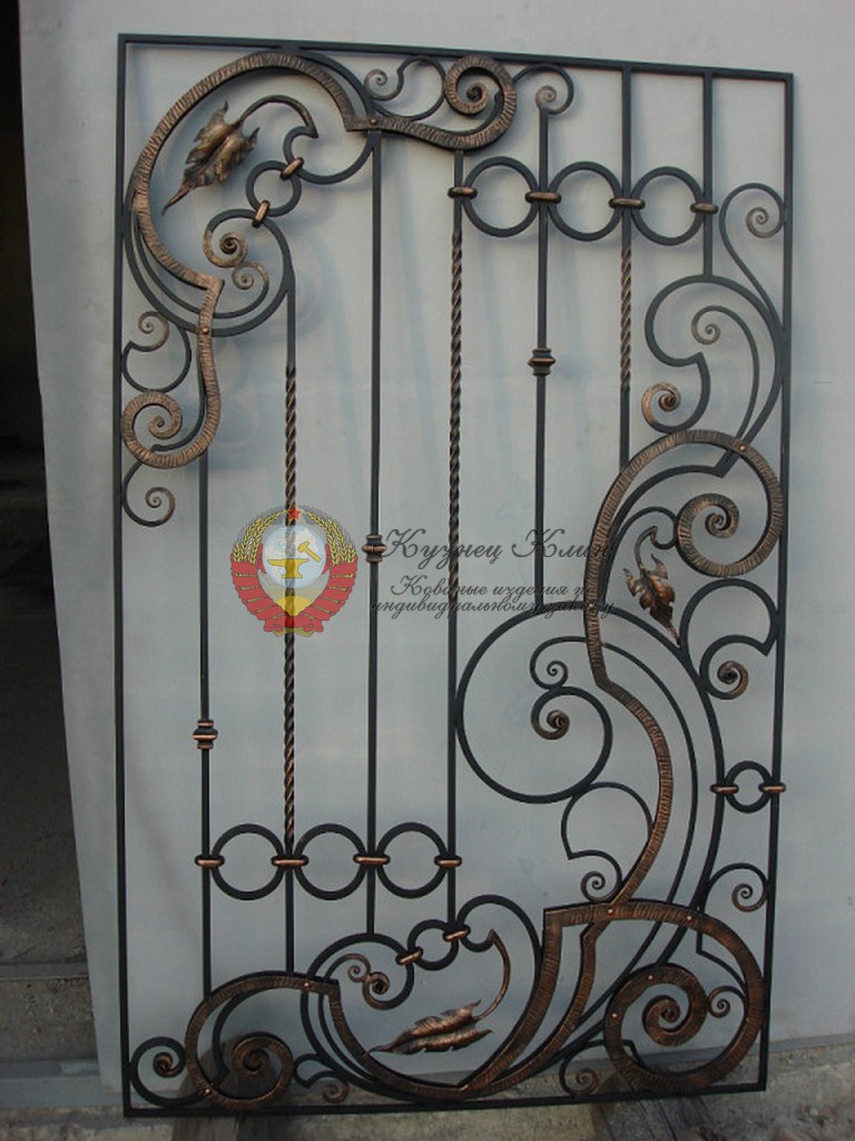 Решетка кованая с рисунком