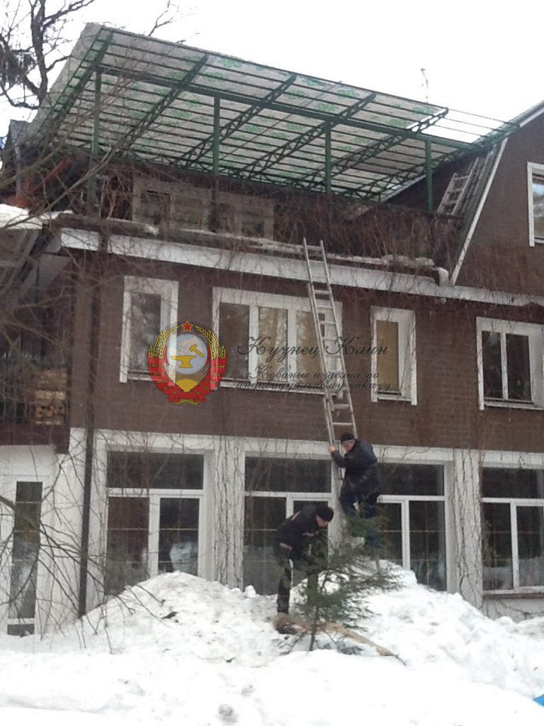 Навес для устройства зимнего сада