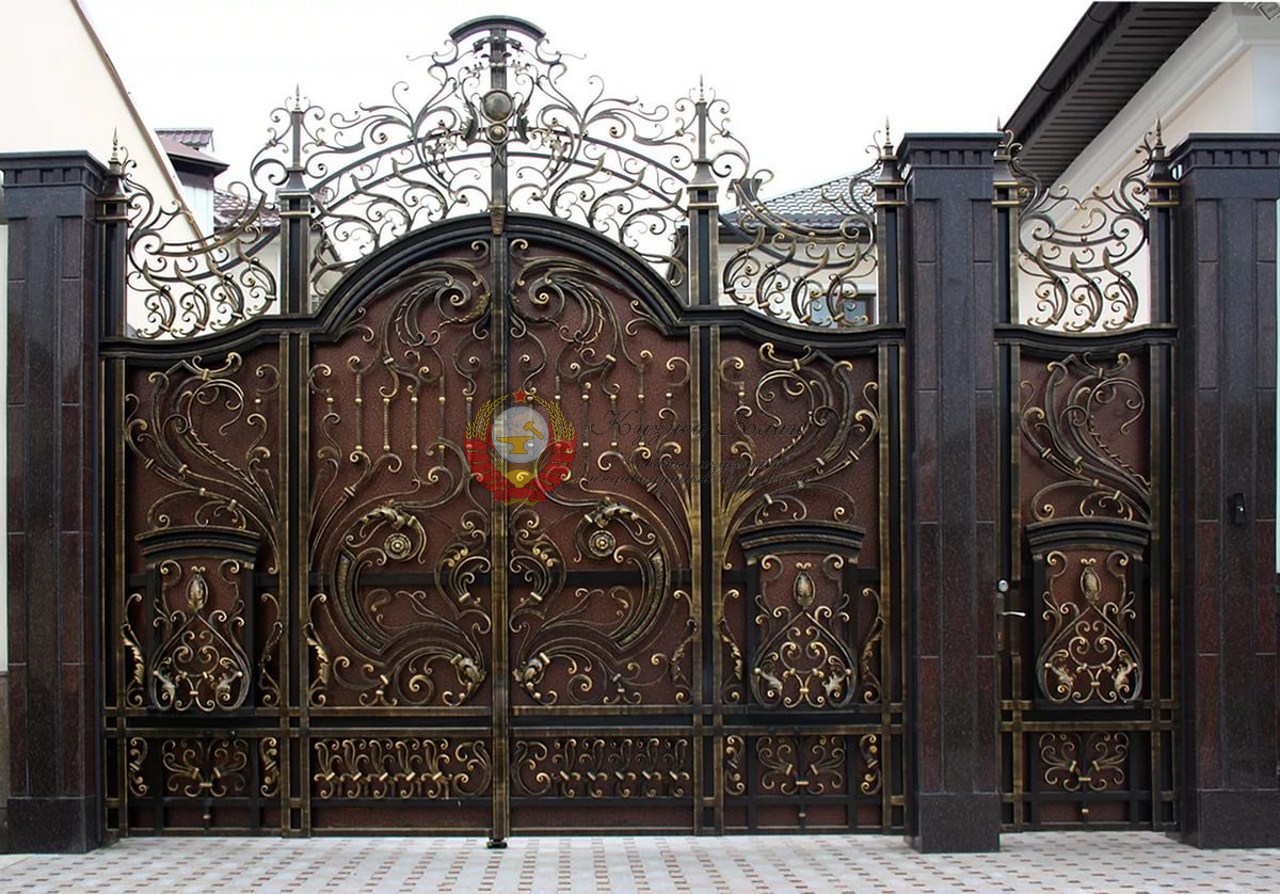 Кованые ворота дорогие