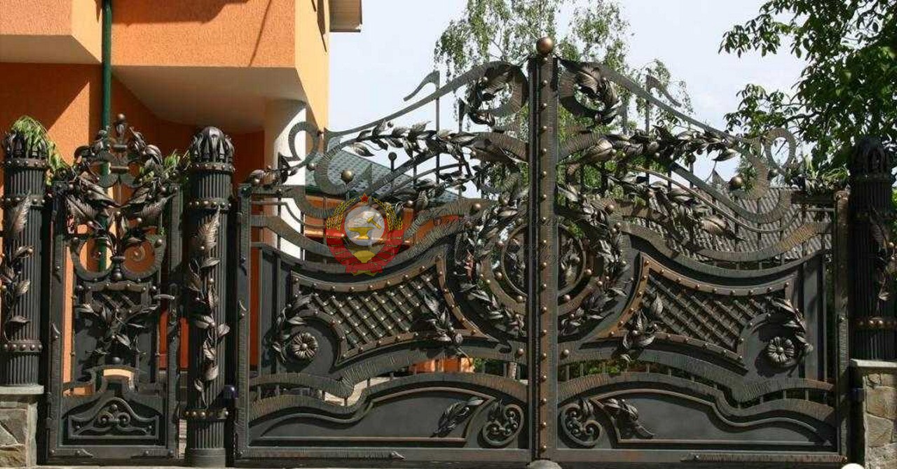 Кованые ворота эклюзив