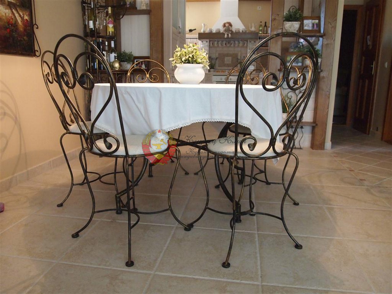 Кованая мебель для кухни