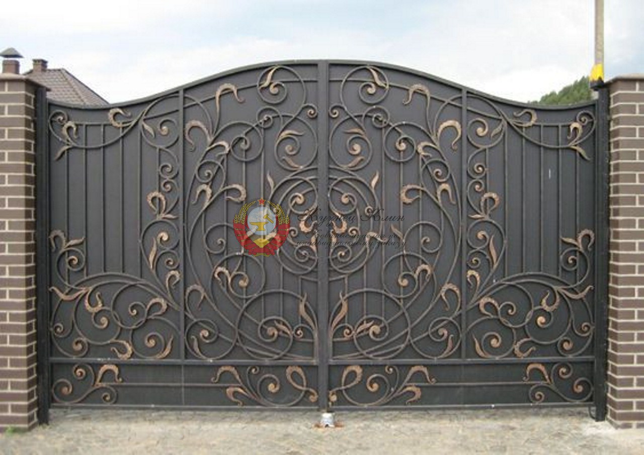 Кованые ворота откатные