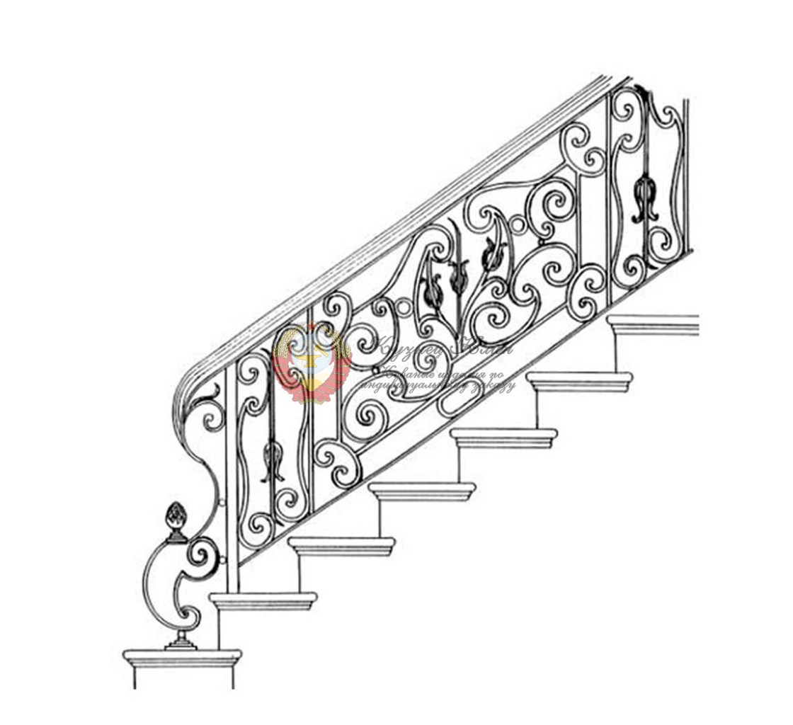 Эскиз готовый для лесницы фото