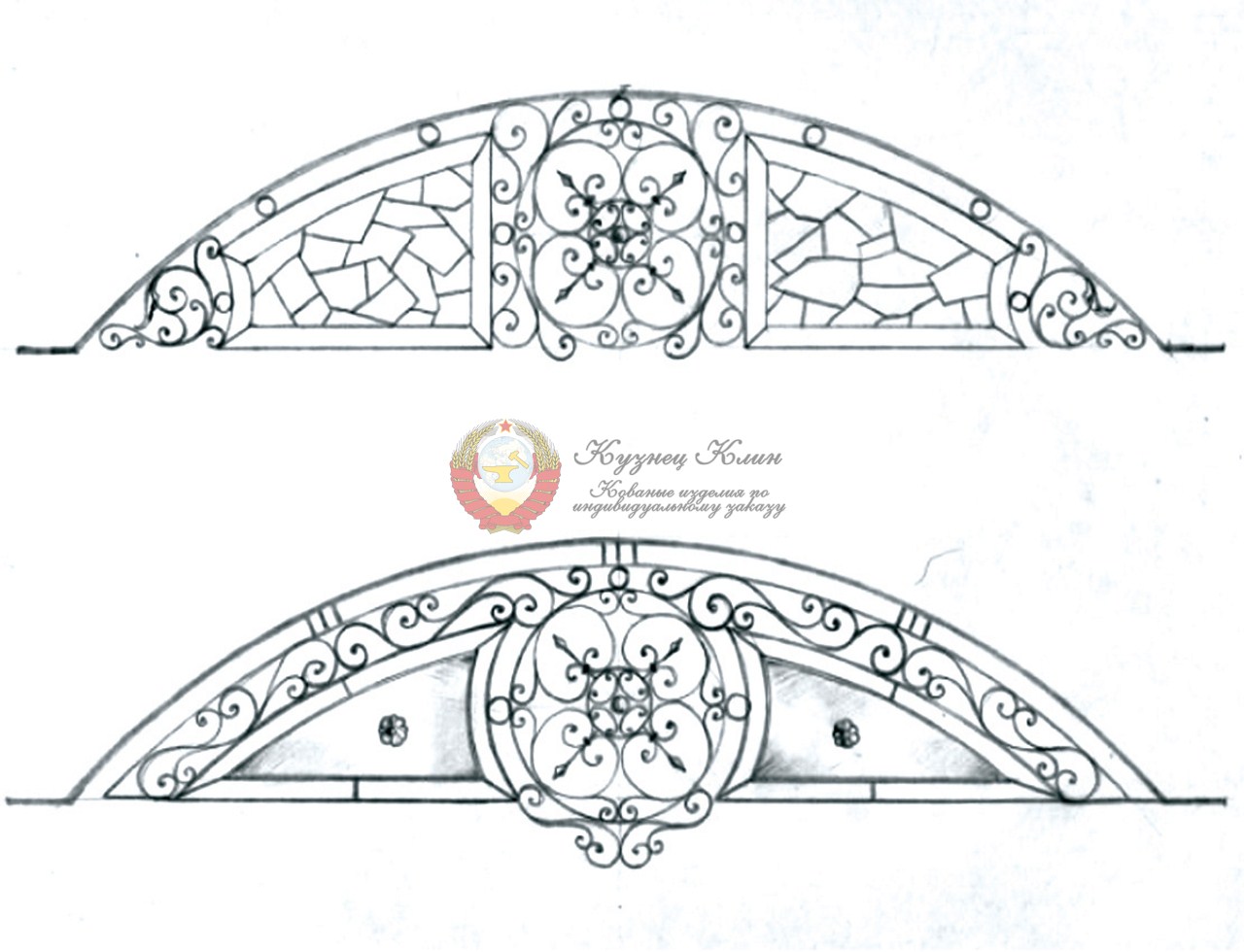 Кованые фермы на автонавесы