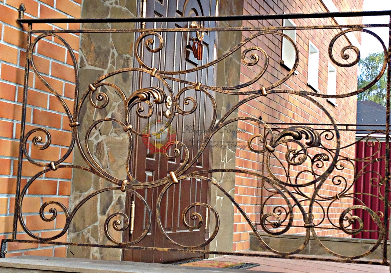 Кованые перила на крыльцо