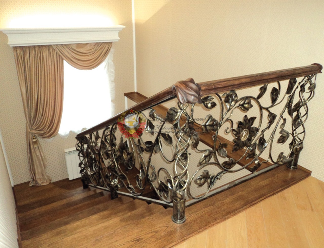 Кованые перила проект дизайнера