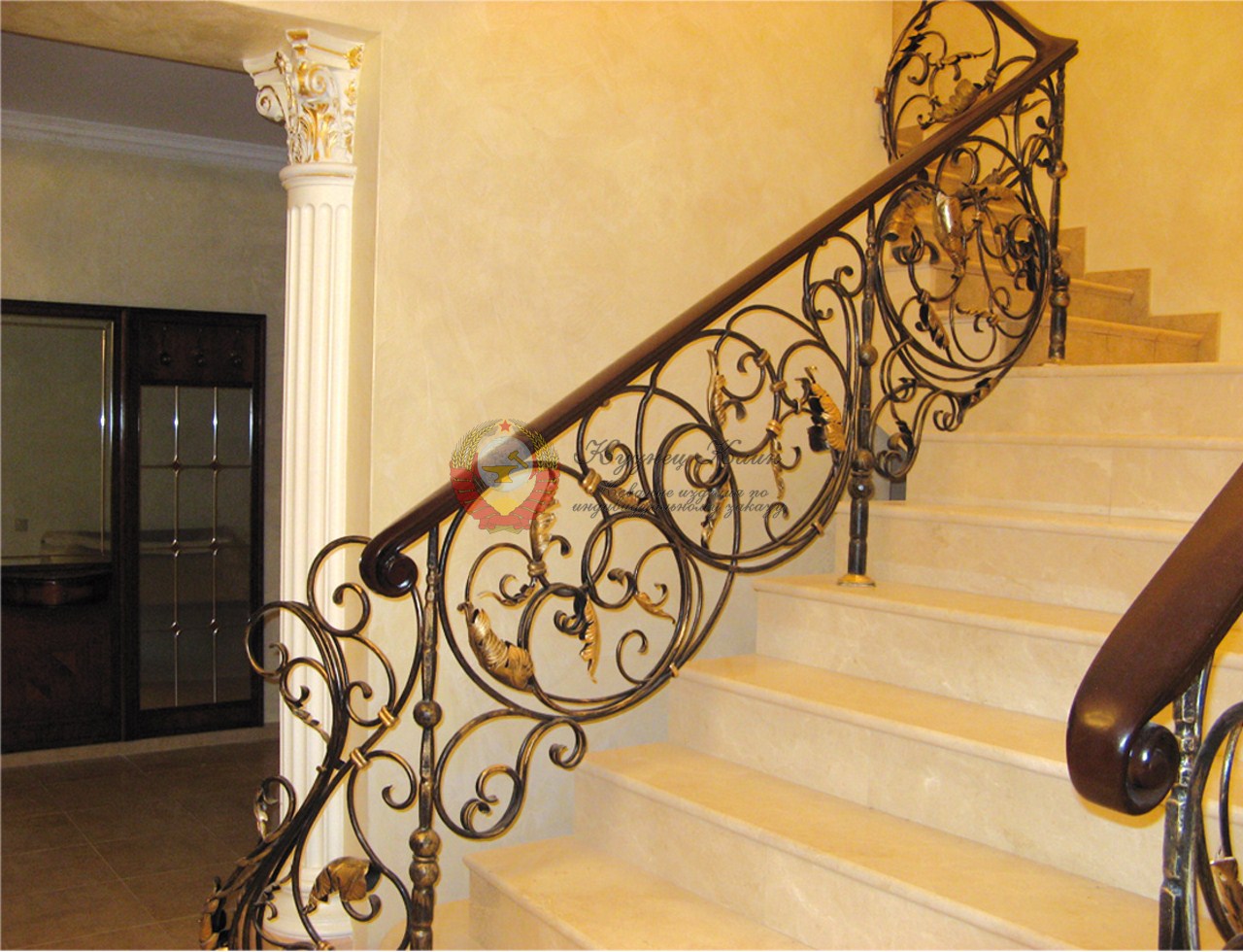 Кованые перила рестоврация 19 века