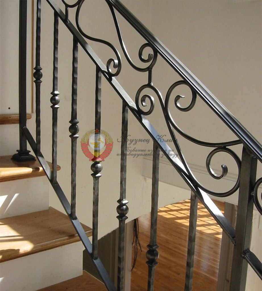 Кованые перила с патиной