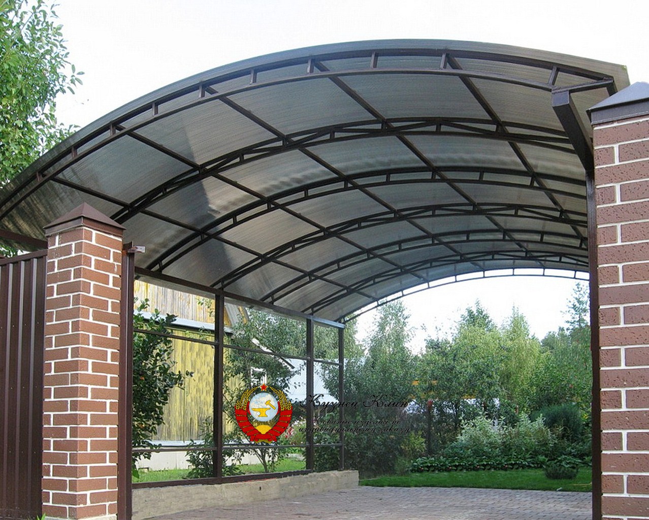 002 Автонаве арочный с фундаментом