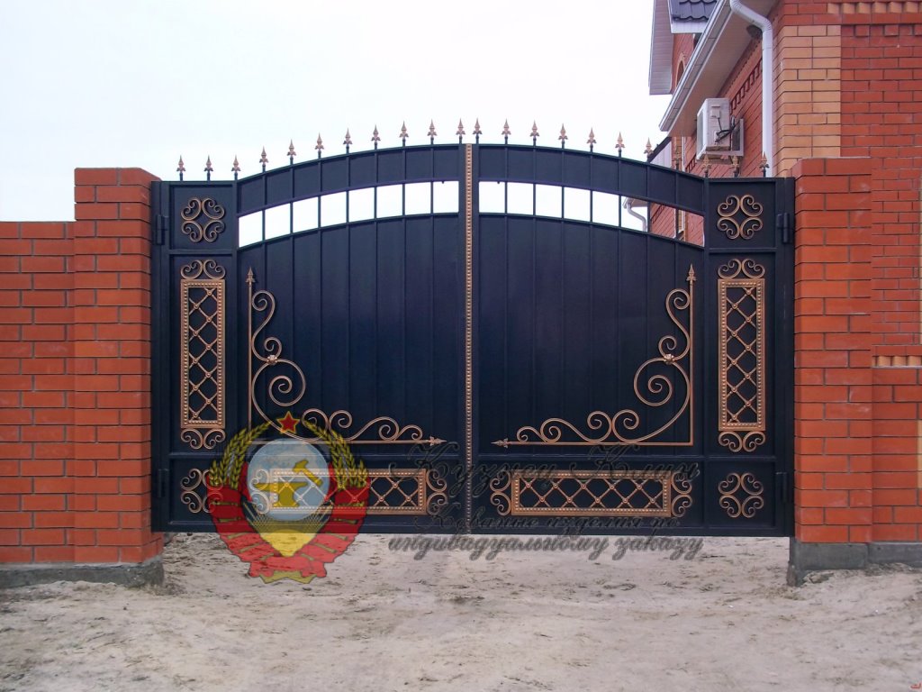 Кованые ворота классика