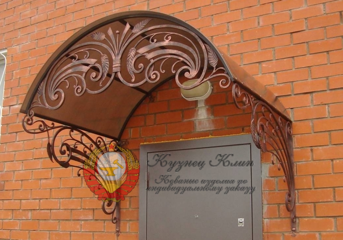 Кованый арочный навес