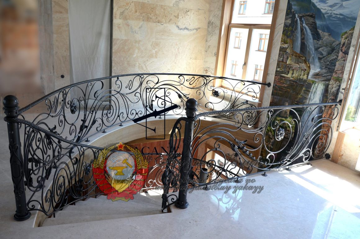 Кованое ограждение ростительное