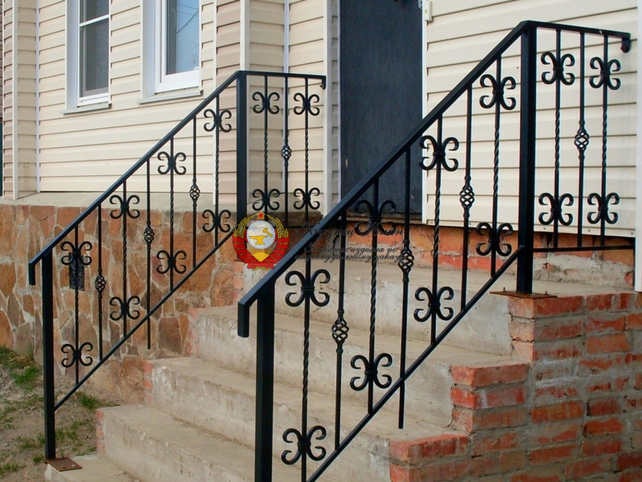 Кованые перила наборные