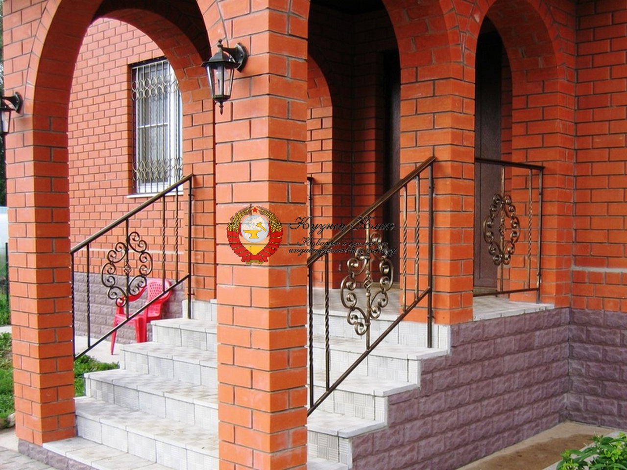 Простые перила без столбов