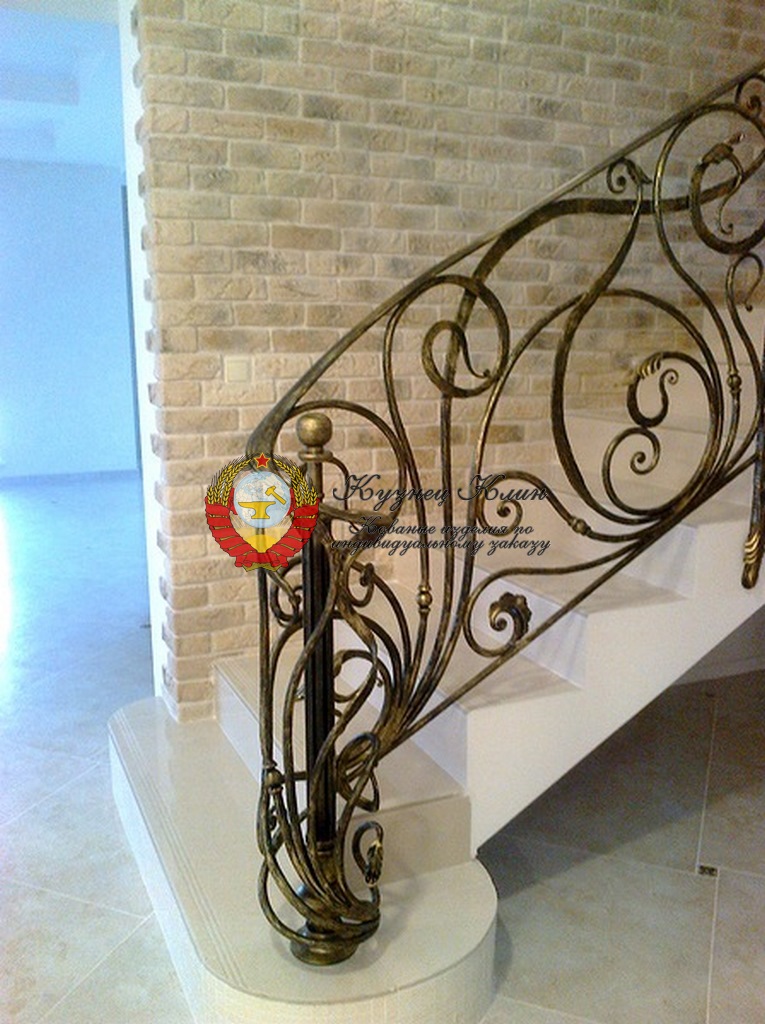 Кованое приглошение для перил