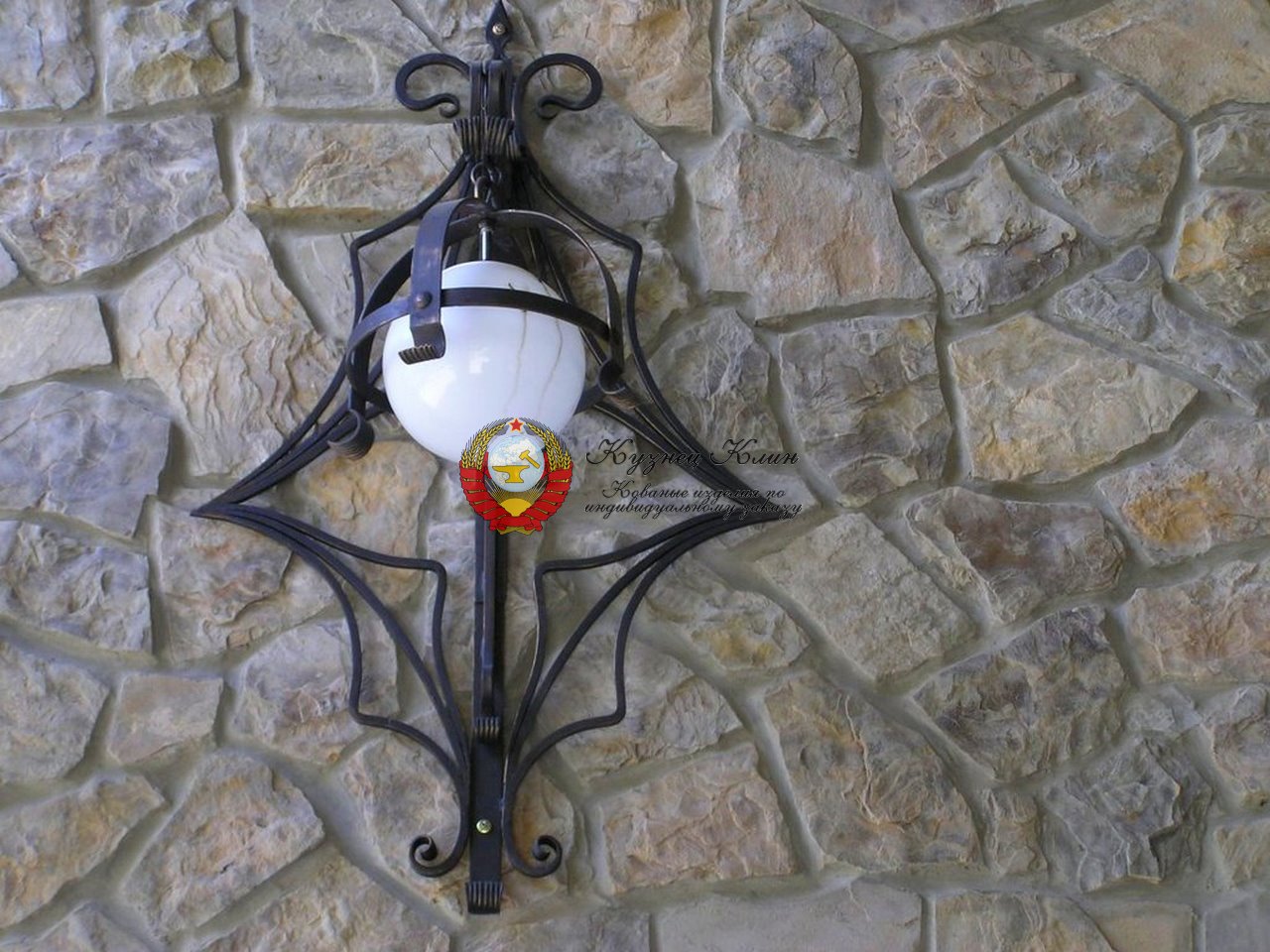 Бра кованое готика