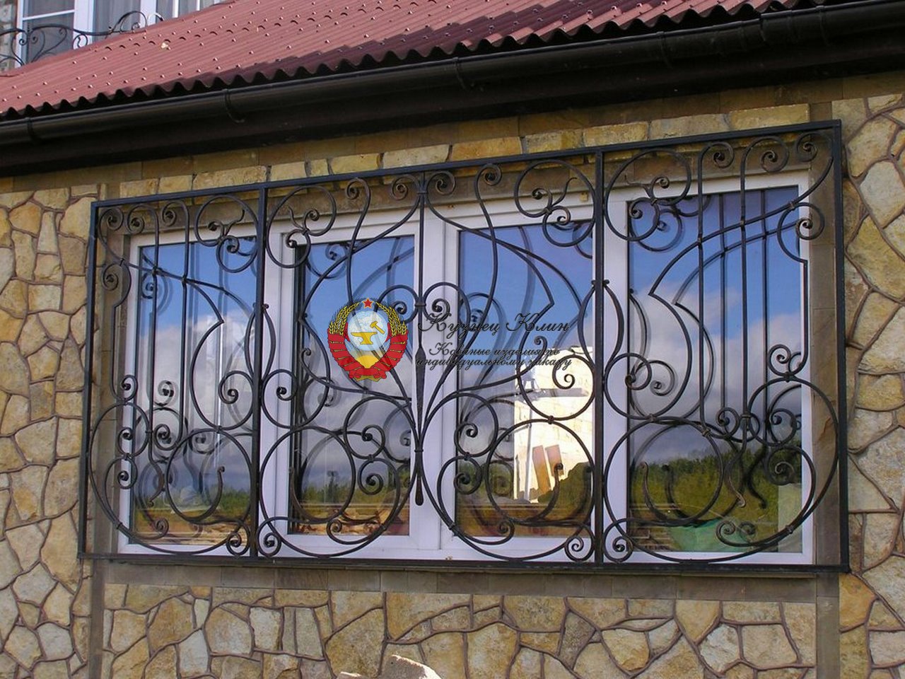 Кованая решетка ажурная