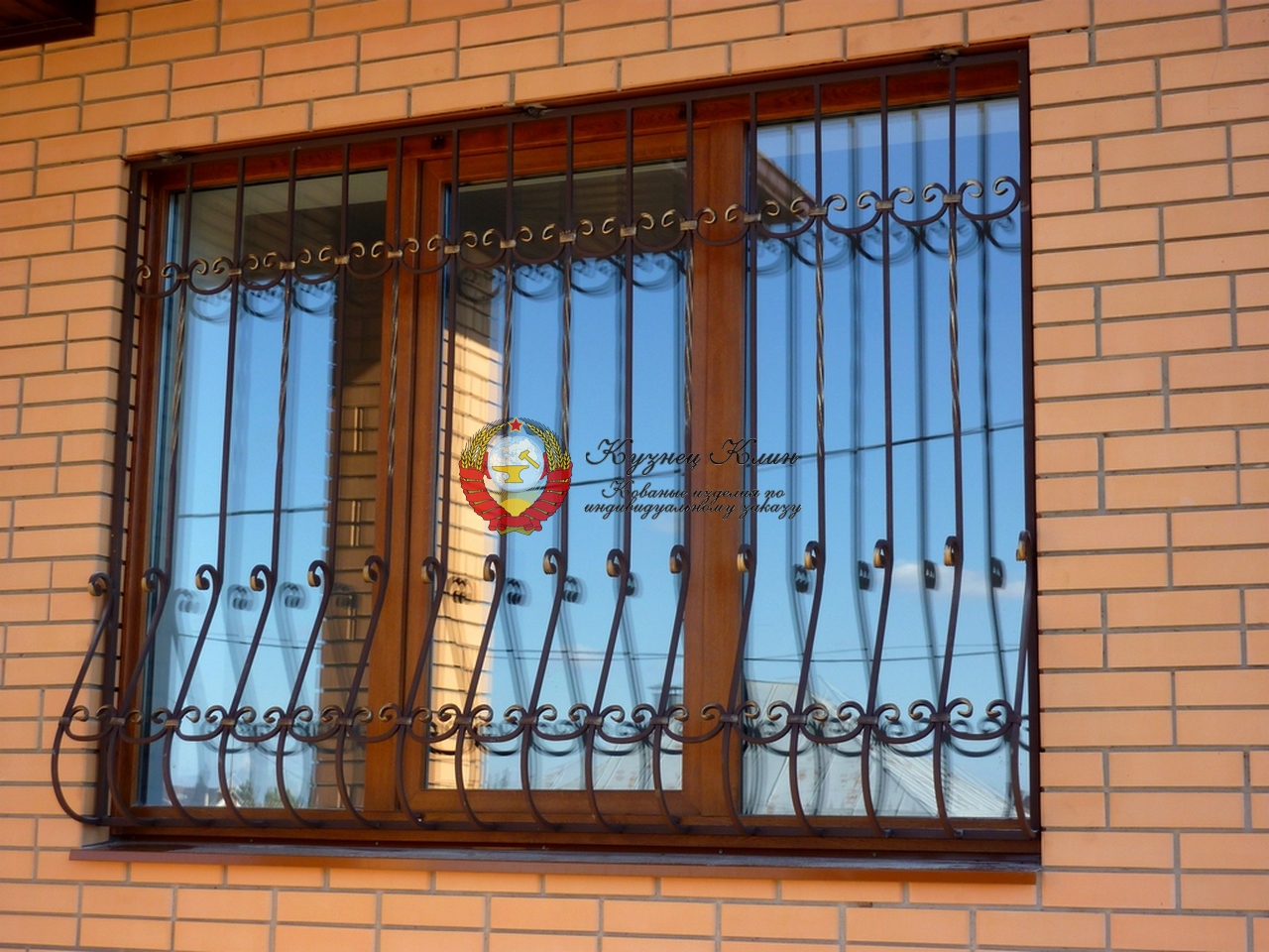 Решетка кованая простая