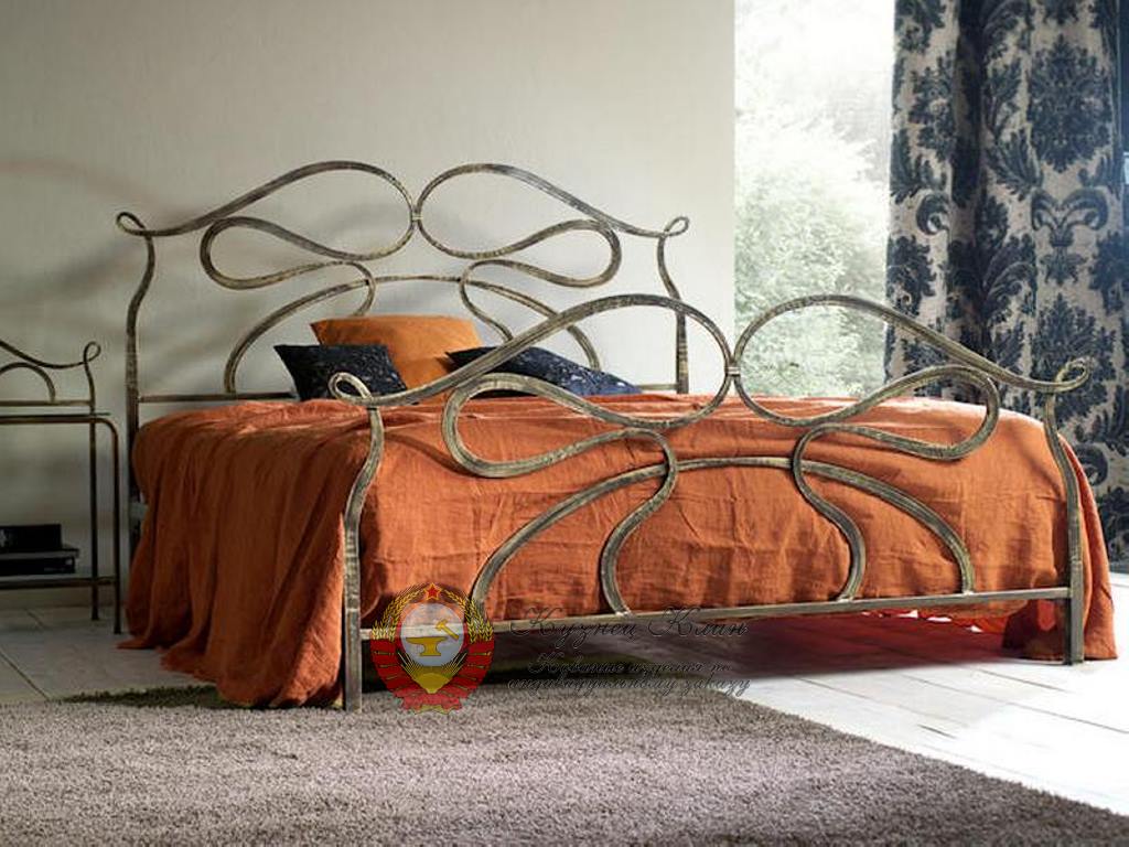 Кованая кровать модерн