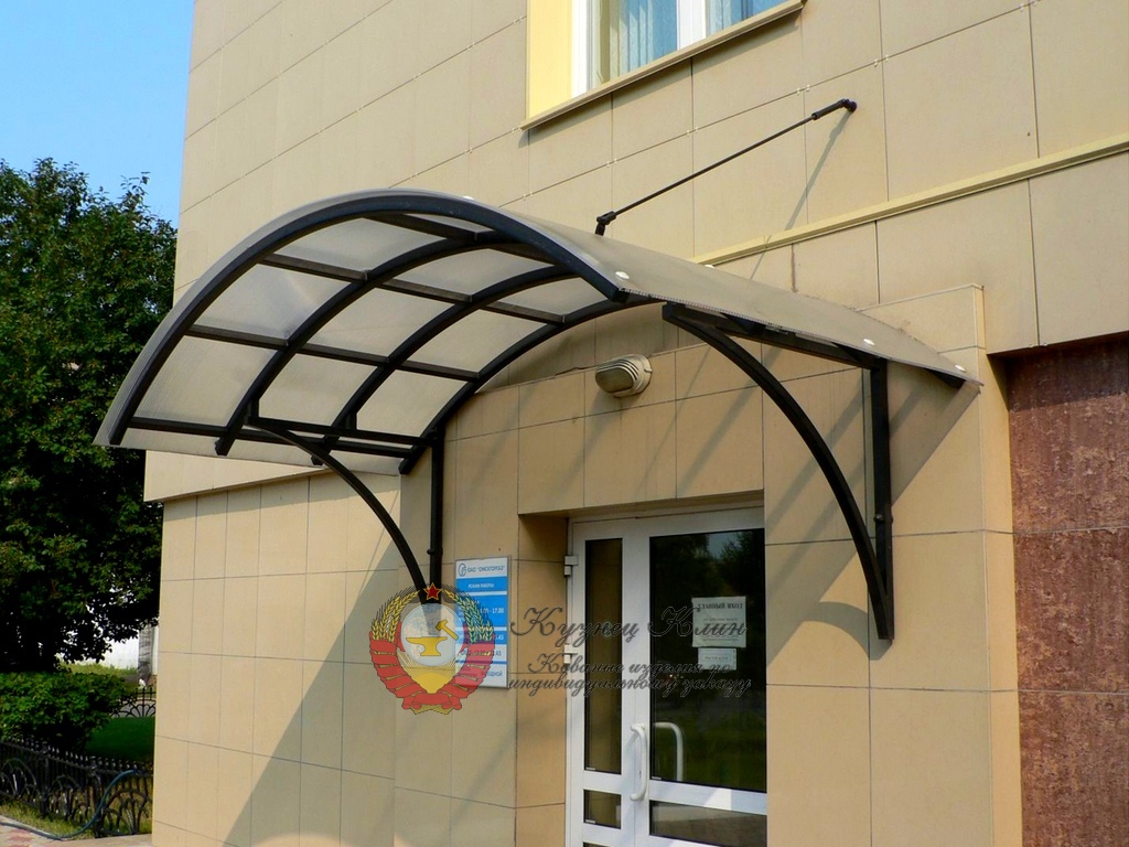 Кованый навес простой