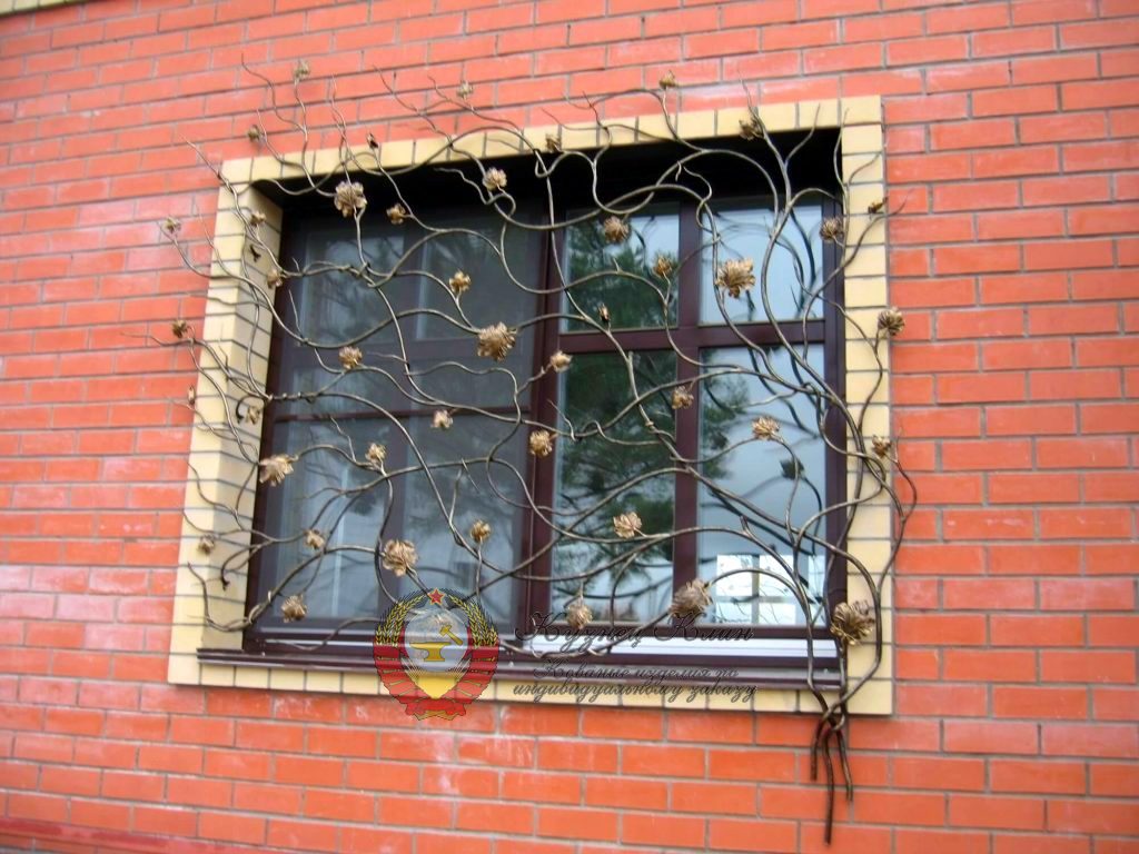 Кованая решетка виноград