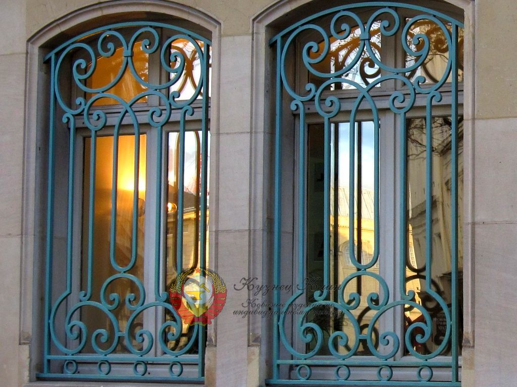 Кованая решетка классика матовый