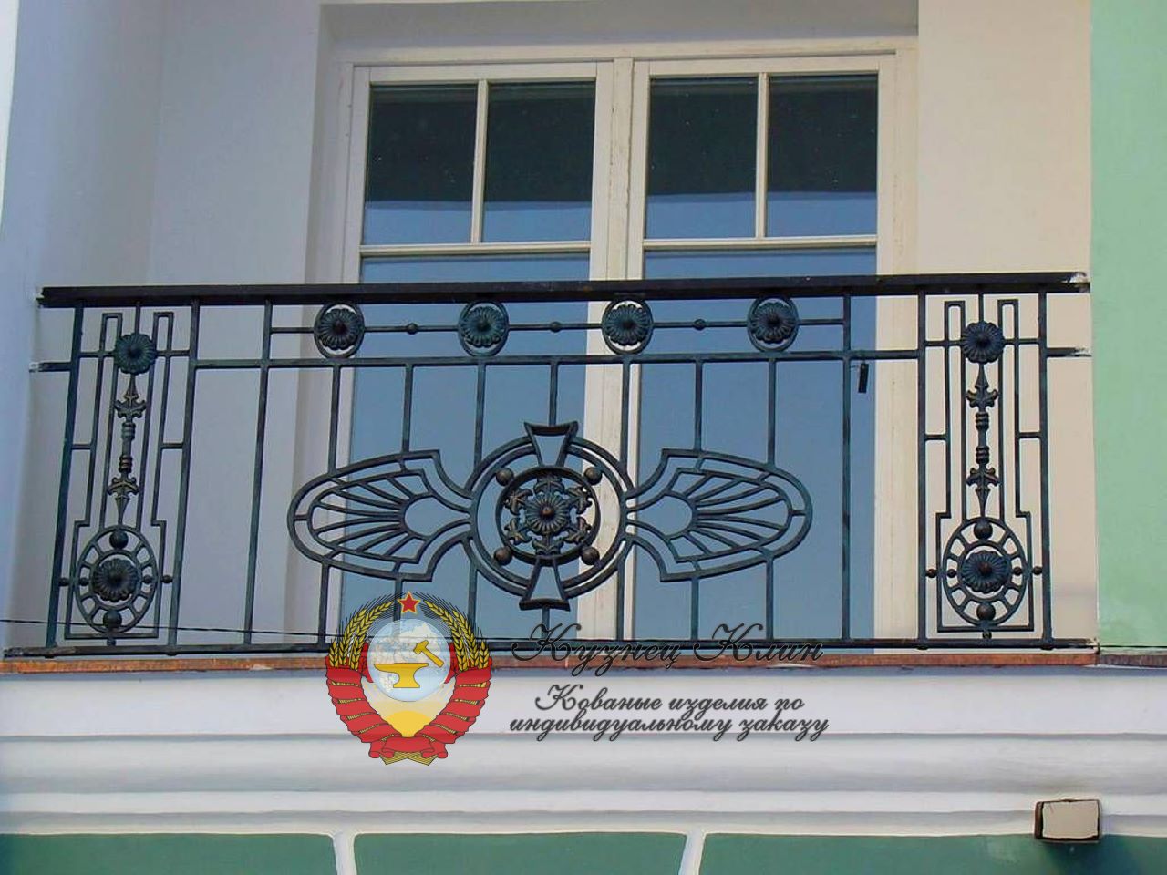 Кованое ограждение готика