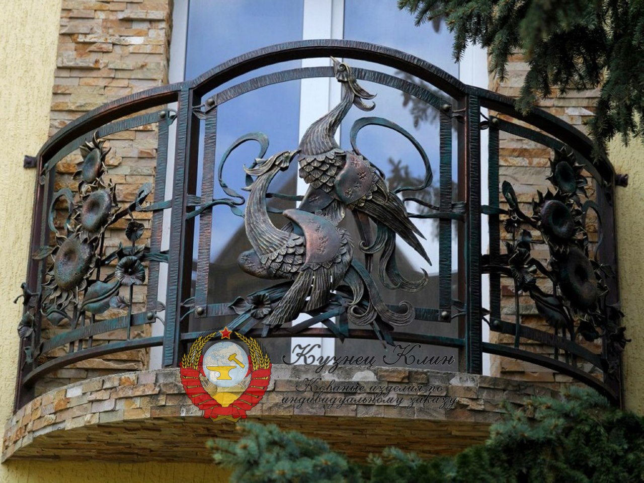 Кованый балкон эксклюзив