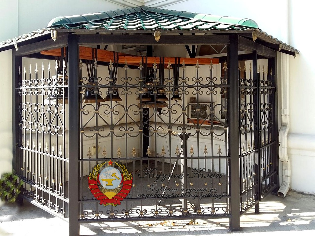 Кованый вальер для собак