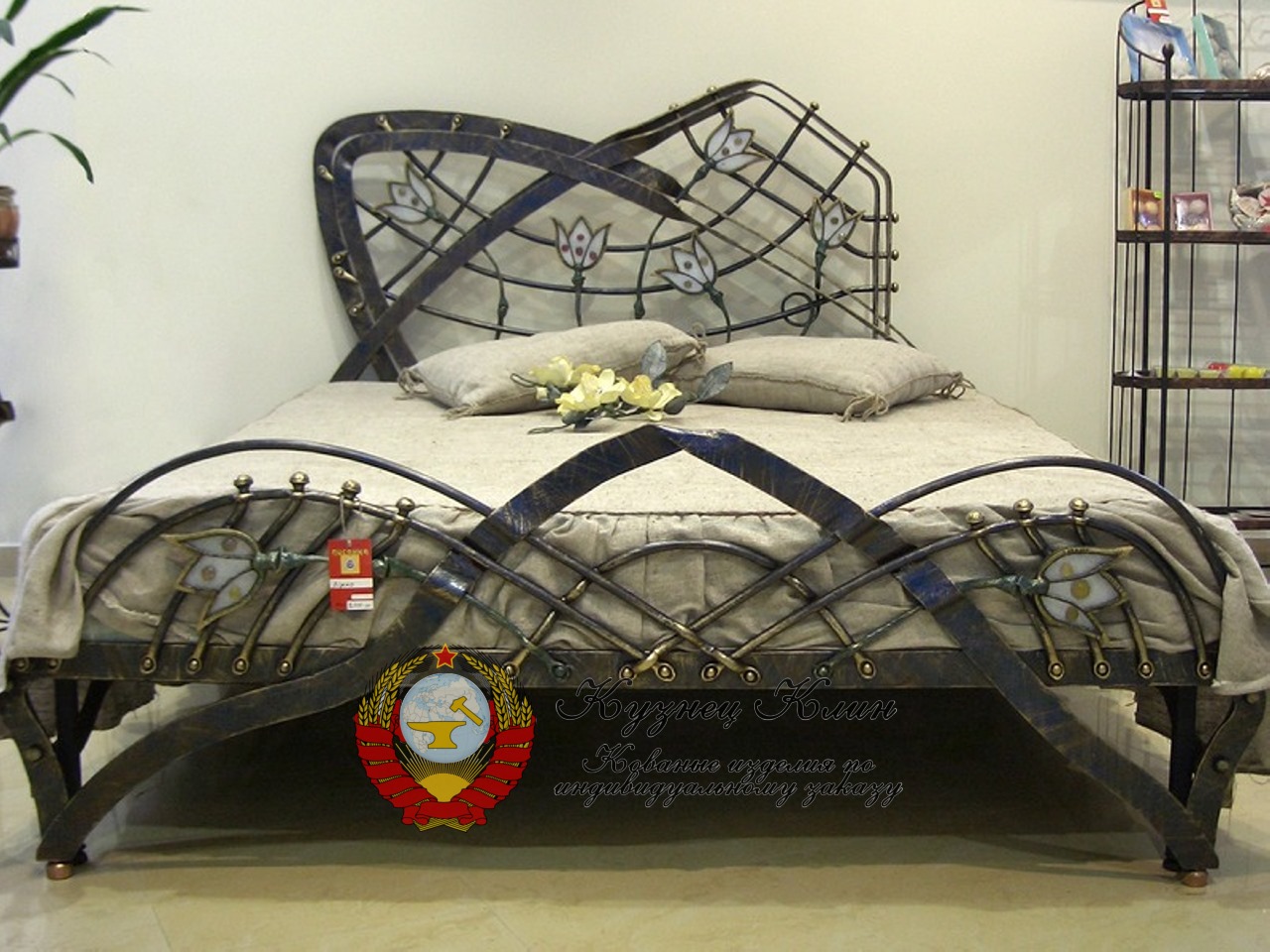 Кованая кровать эксклюзив