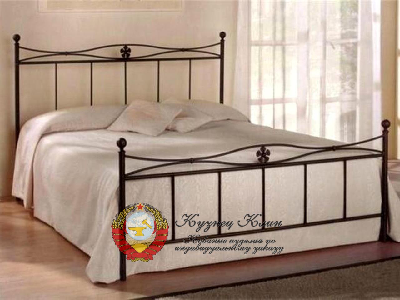 Кровать металлическая простая