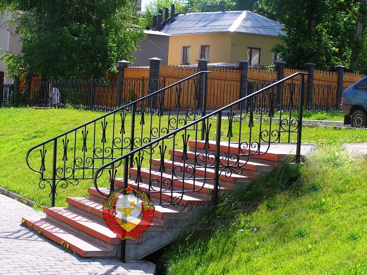 Кованые репила на мостик