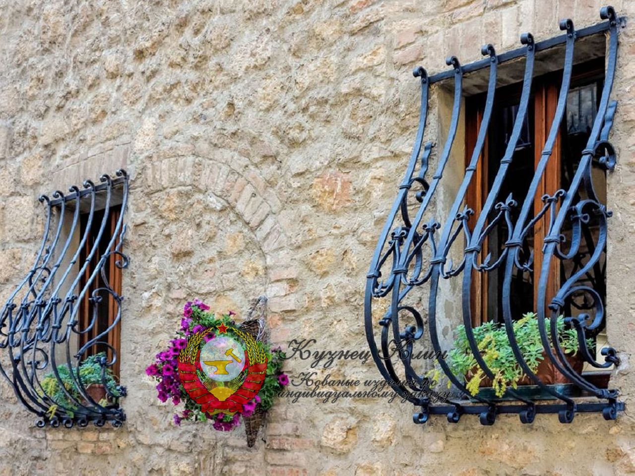Кованые решетки италия