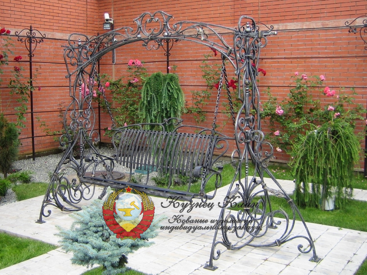 Кованые качели эксклюзивные