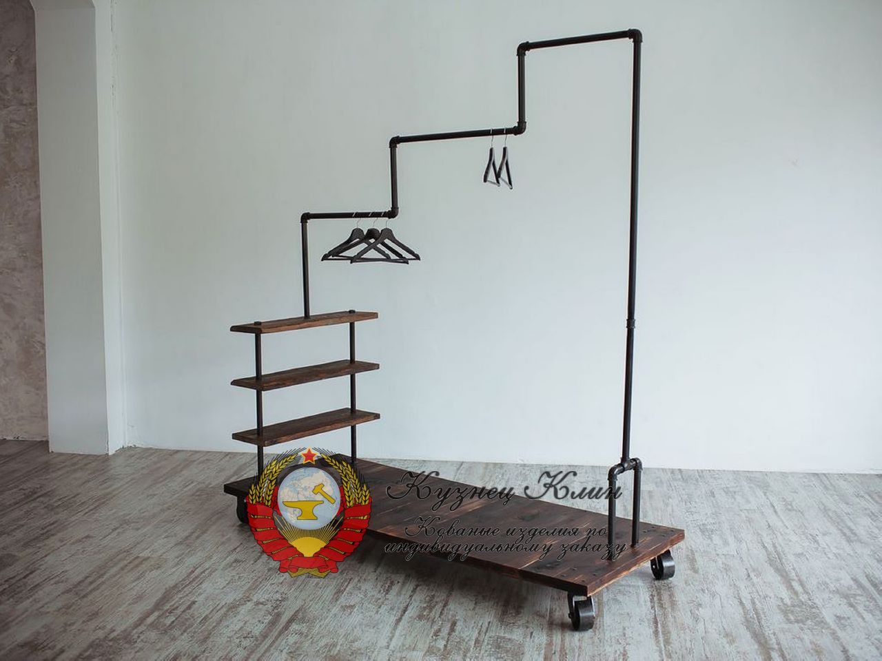 Вешалки, полки, стеллажи, тумбы ЛОФТ-10