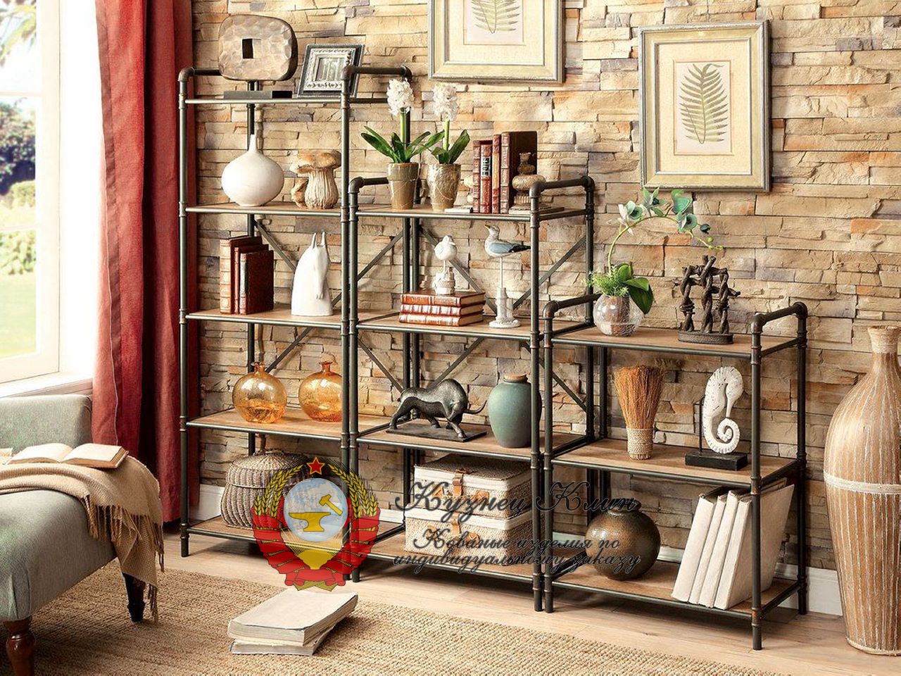 Вешалки, полки, стеллажи, тумбы ЛОФТ-13