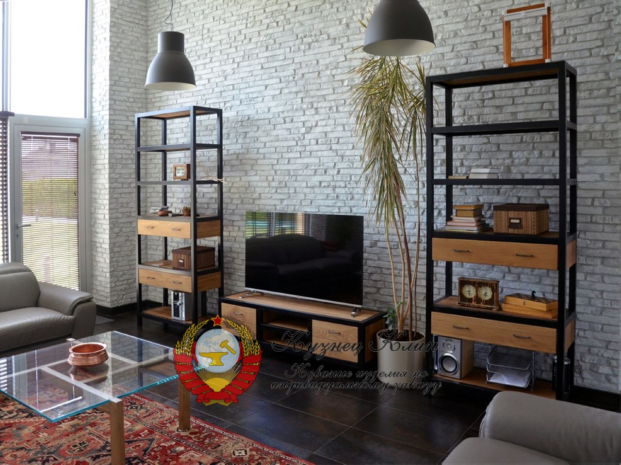 Вешалки, полки, стеллажи, тумбы ЛОФТ-15